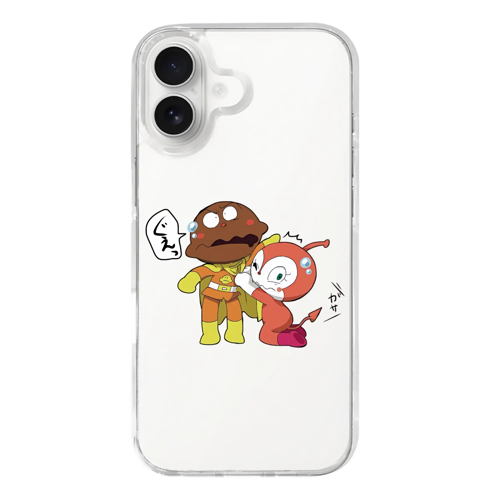 アンパンマン グッズ,カレーパンマン - iPhone 17シリーズ 透明スマホケース – 薄型・耐衝撃・精密フィット保護カバー